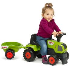 Дитячий трактор каталка з причепом Falk 1012B Baby Claas Axos 310